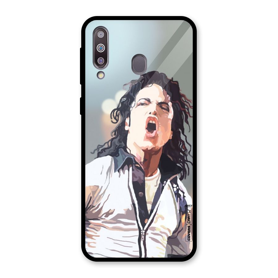 The Legend Michael Jackson Glass Back Case for Galaxy M30