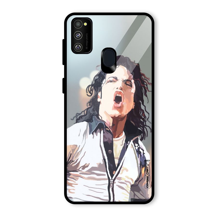 The Legend Michael Jackson Glass Back Case for Galaxy M30s
