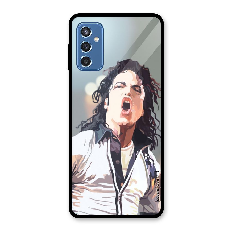 The Legend Michael Jackson Glass Back Case for Galaxy M52 5G