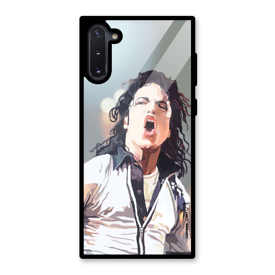 The Legend Michael Jackson Glass Back Case for Galaxy Note 10