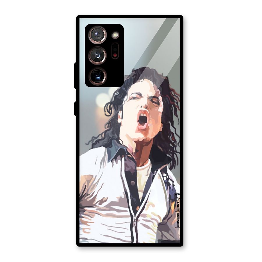 The Legend Michael Jackson Glass Back Case for Galaxy Note 20 Ultra