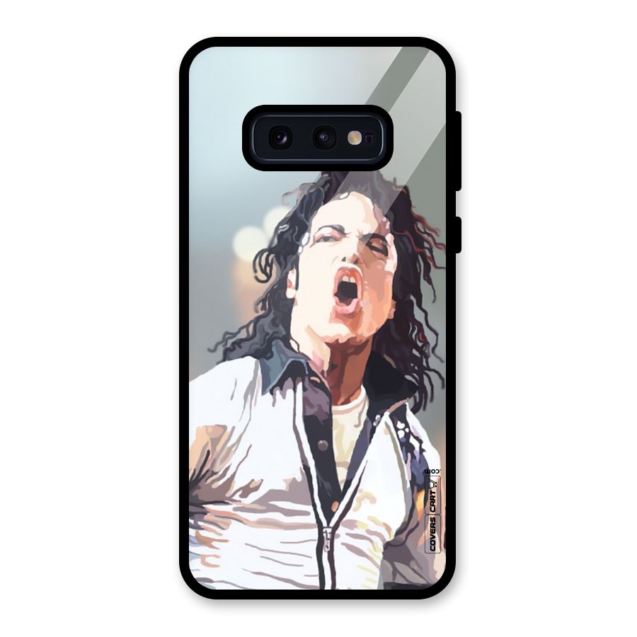 The Legend Michael Jackson Glass Back Case for Galaxy S10e