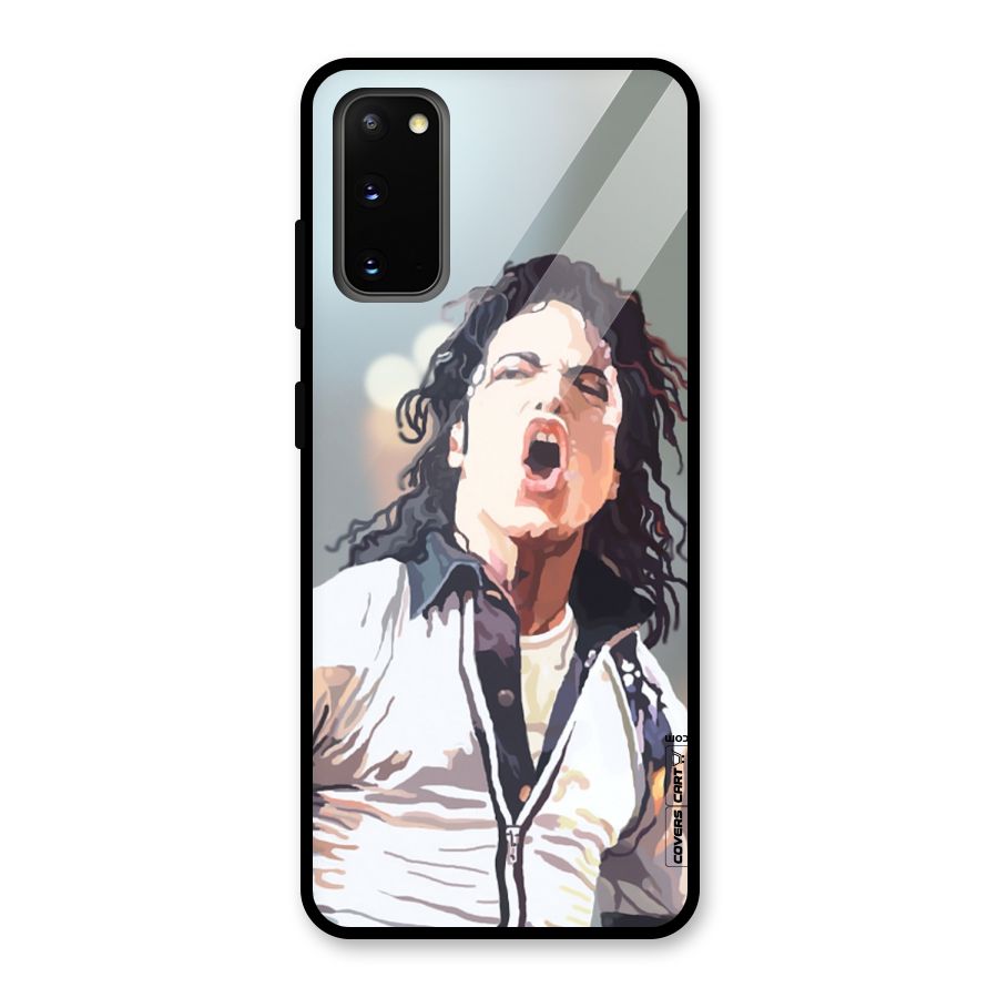 The Legend Michael Jackson Glass Back Case for Galaxy S20