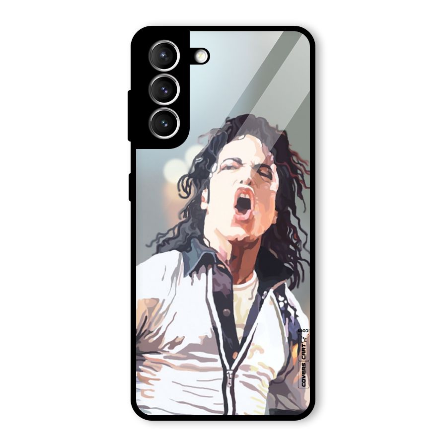 The Legend Michael Jackson Glass Back Case for Galaxy S21 5G