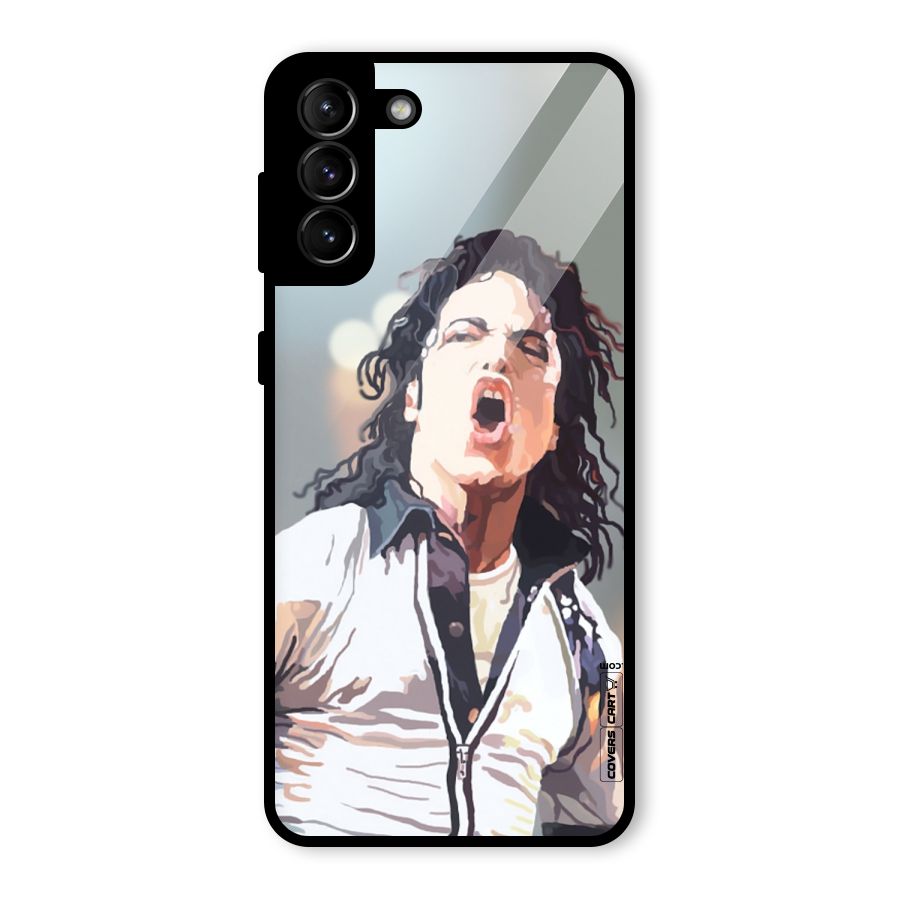 The Legend Michael Jackson Glass Back Case for Galaxy S21 Plus
