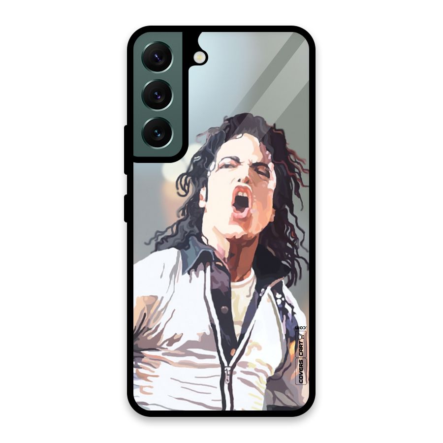 The Legend Michael Jackson Glass Back Case for Galaxy S22 5G