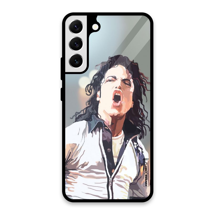 The Legend Michael Jackson Glass Back Case for Galaxy S22 Plus 5G