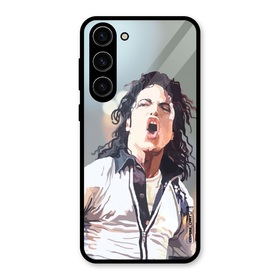 The Legend Michael Jackson Glass Back Case for Galaxy S23 Plus