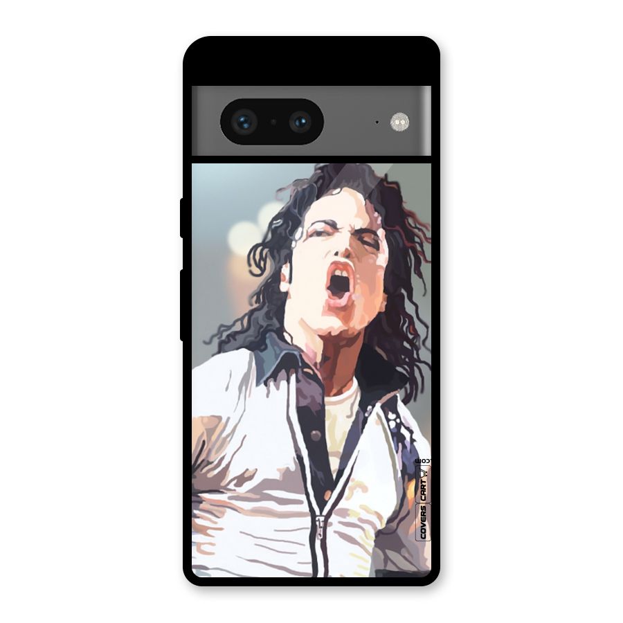 The Legend Michael Jackson Glass Back Case for Google Pixel 7