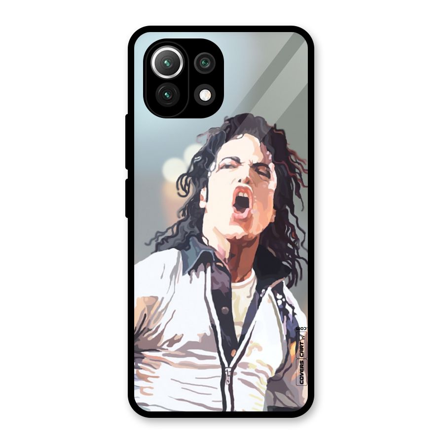 The Legend Michael Jackson Glass Back Case for Mi 11 Lite NE 5G