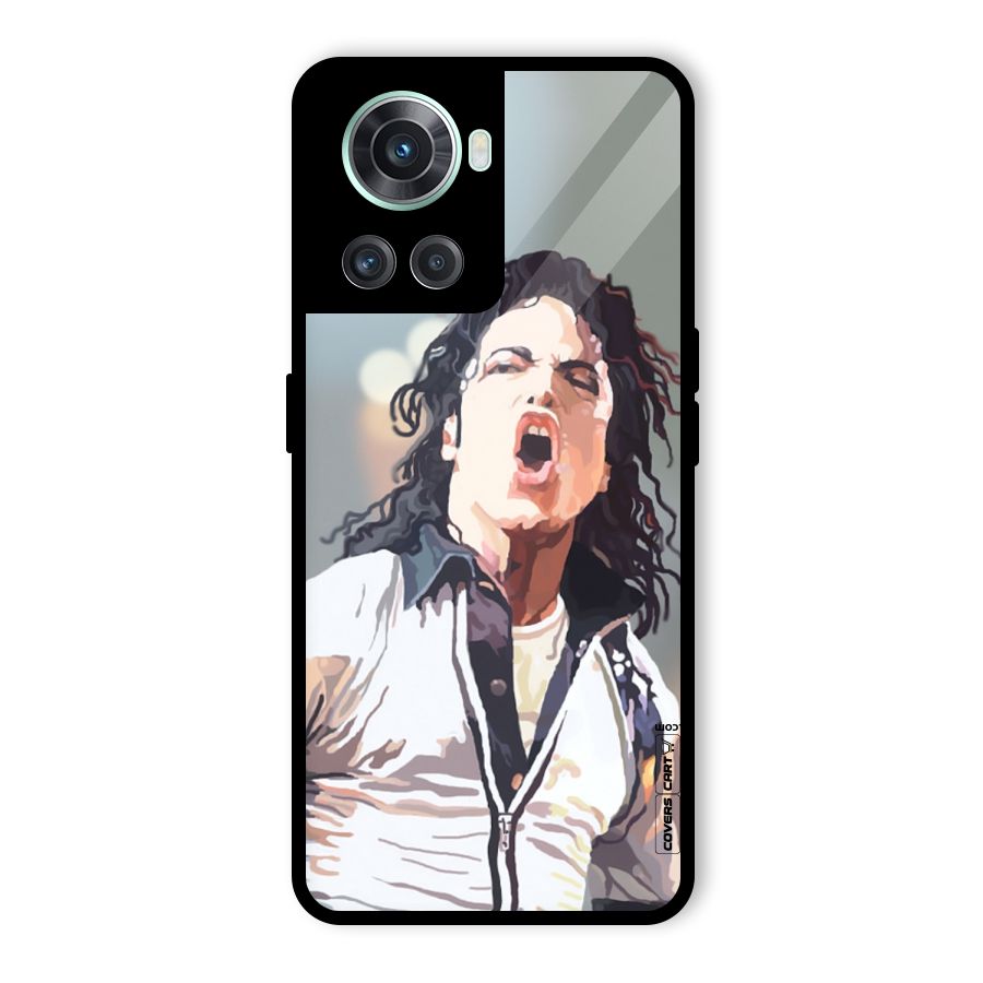 The Legend Michael Jackson Glass Back Case for OnePlus 10R