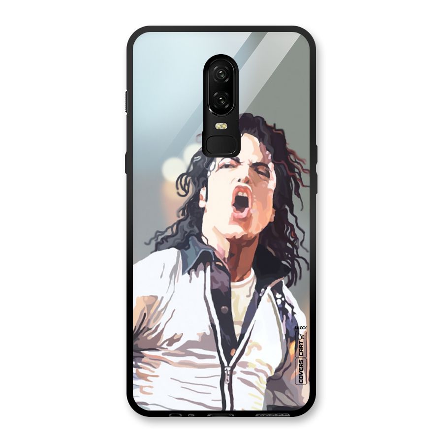 The Legend Michael Jackson Glass Back Case for OnePlus 6