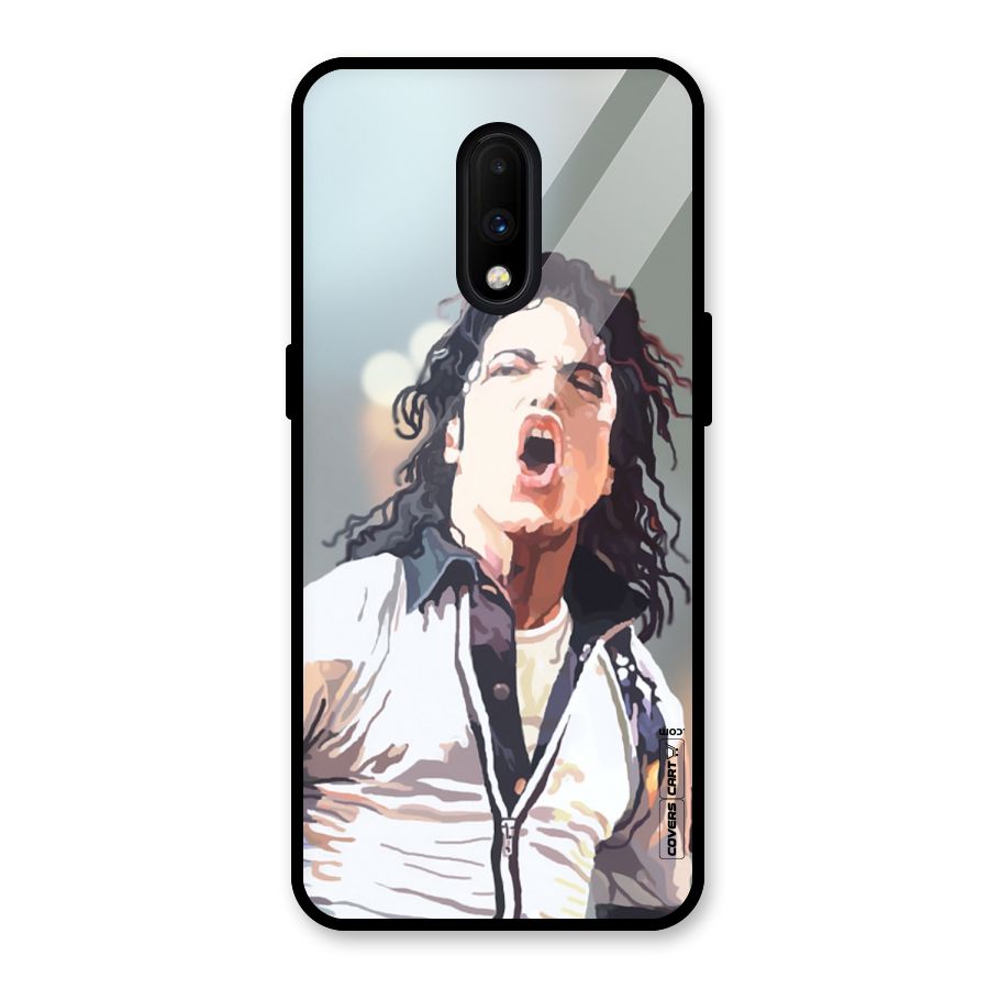 The Legend Michael Jackson Glass Back Case for OnePlus 7