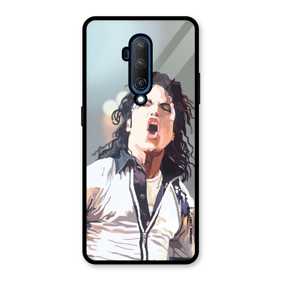 The Legend Michael Jackson Glass Back Case for OnePlus 7T Pro