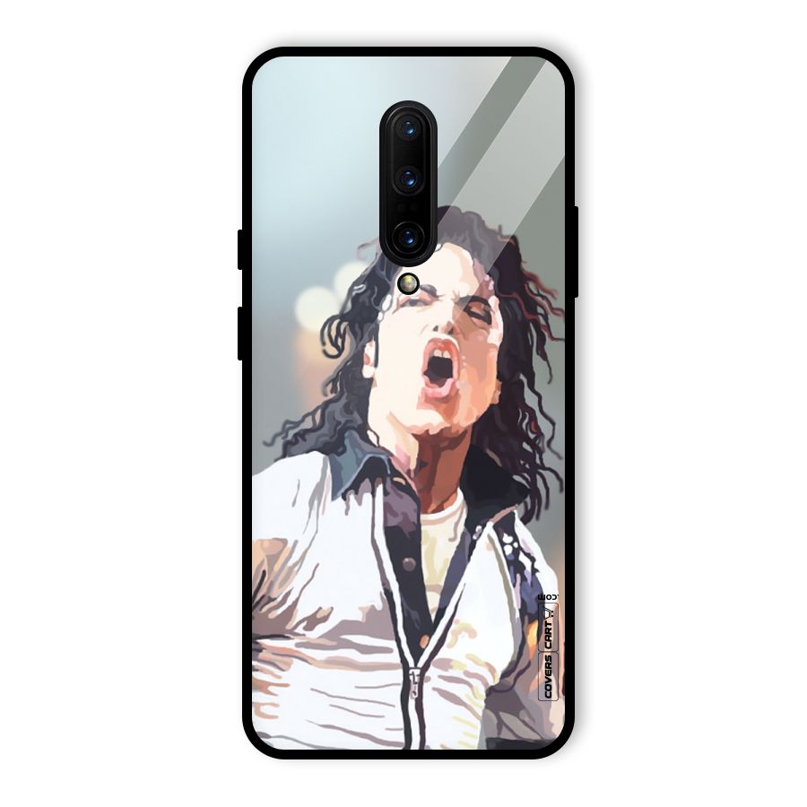The Legend Michael Jackson Glass Back Case for OnePlus 7 Pro