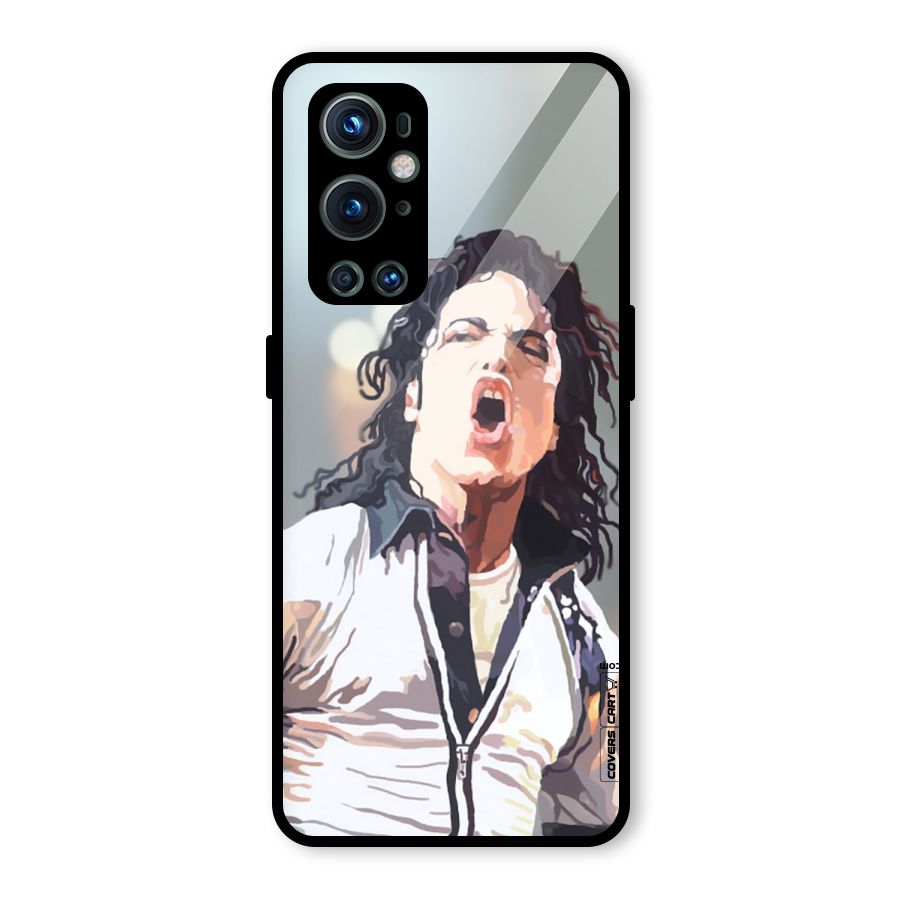 The Legend Michael Jackson Glass Back Case for OnePlus 9 Pro