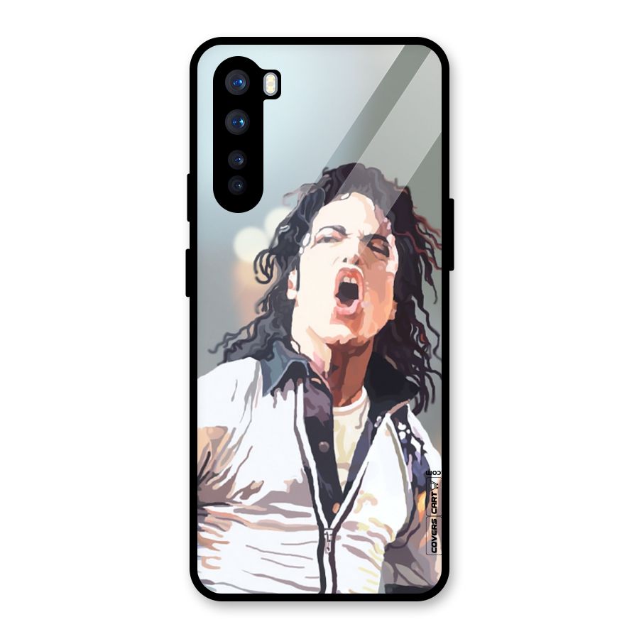 The Legend Michael Jackson Glass Back Case for OnePlus Nord
