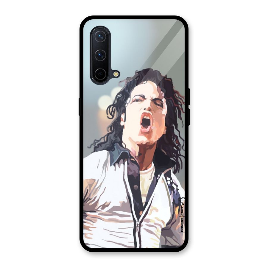 The Legend Michael Jackson Glass Back Case for OnePlus Nord CE 5G