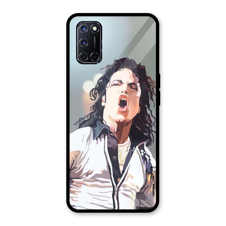 The Legend Michael Jackson Glass Back Case for Oppo A52