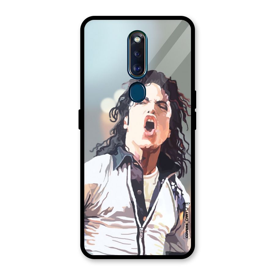 The Legend Michael Jackson Glass Back Case for Oppo F11 Pro