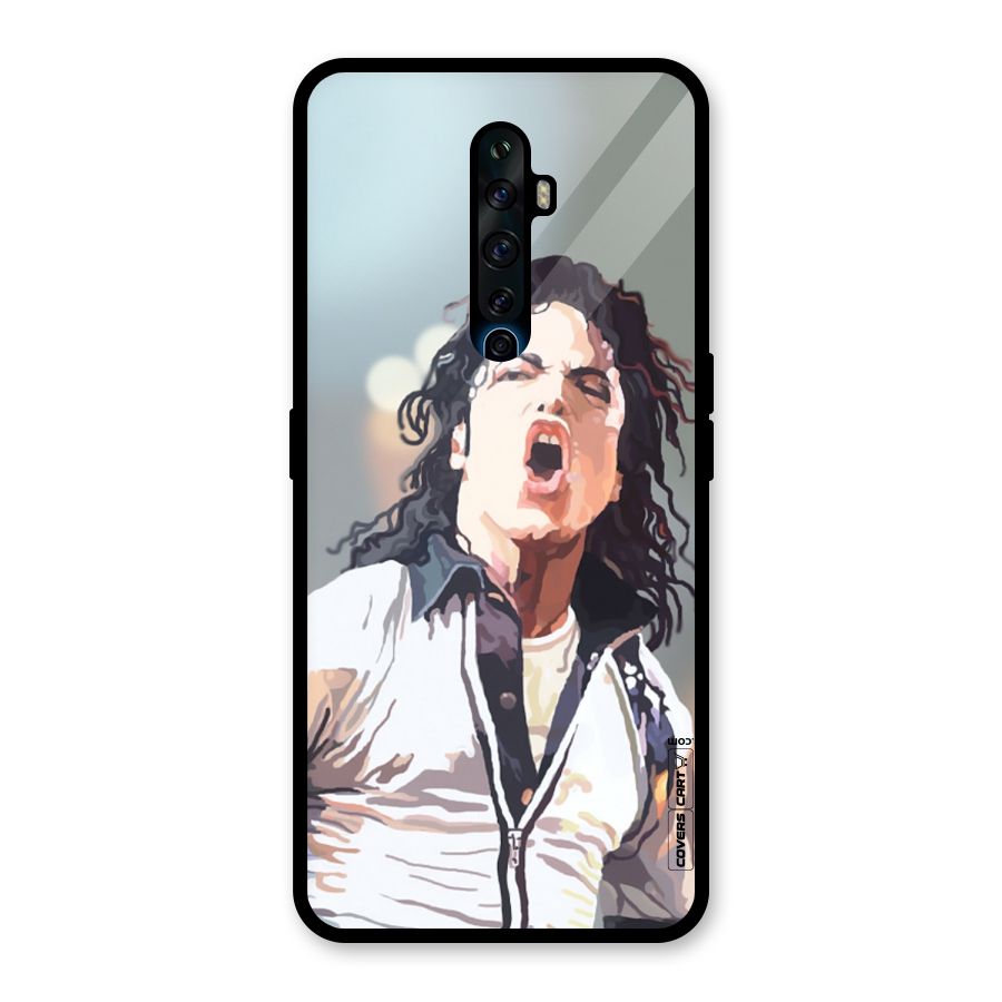 The Legend Michael Jackson Glass Back Case for Oppo Reno2 F