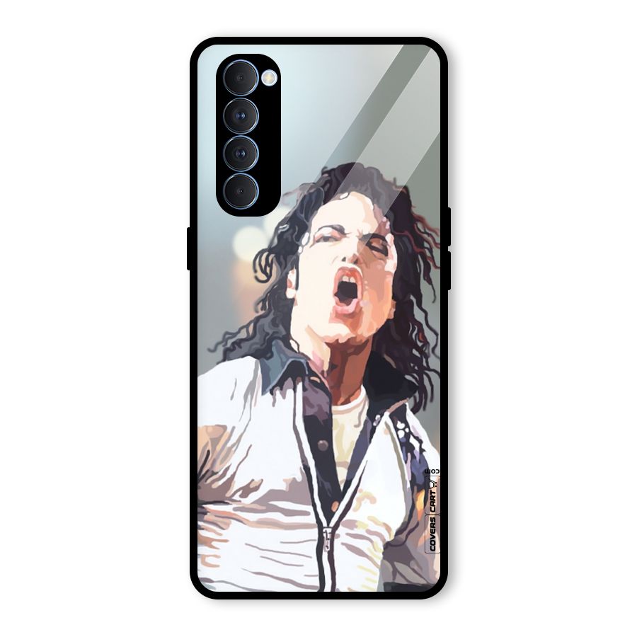 The Legend Michael Jackson Glass Back Case for Oppo Reno4 Pro