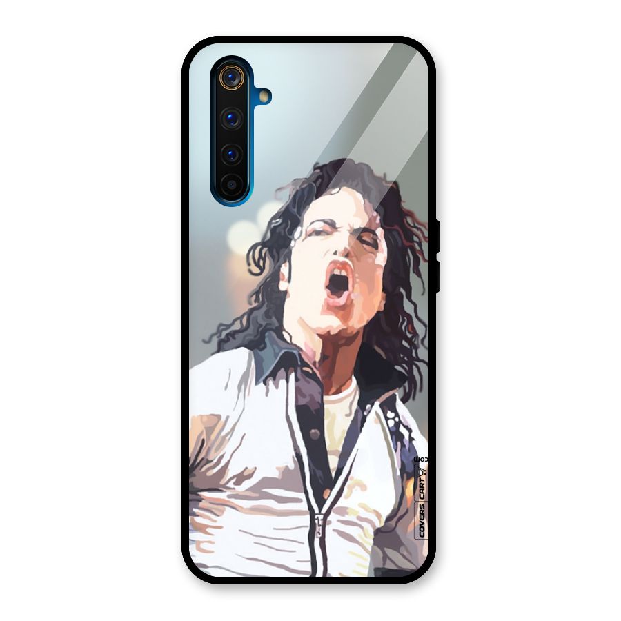 The Legend Michael Jackson Glass Back Case for Realme 6 Pro