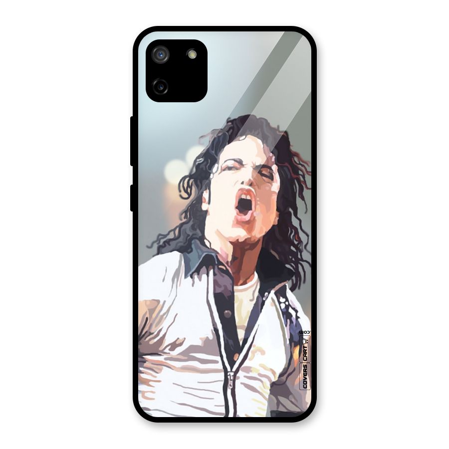 The Legend Michael Jackson Glass Back Case for Realme C11