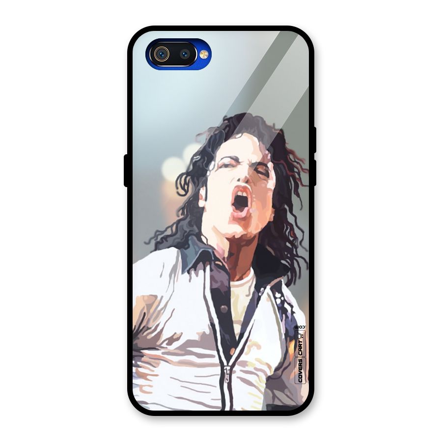 The Legend Michael Jackson Glass Back Case for Realme C2
