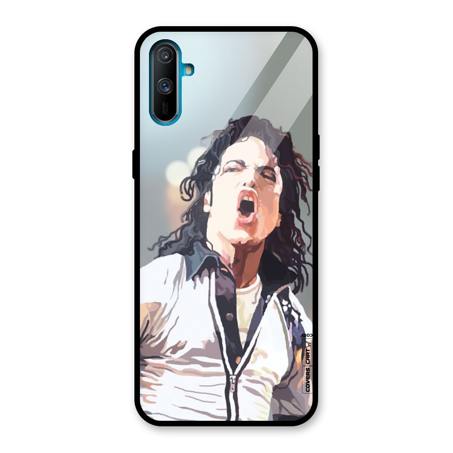 The Legend Michael Jackson Glass Back Case for Realme C3