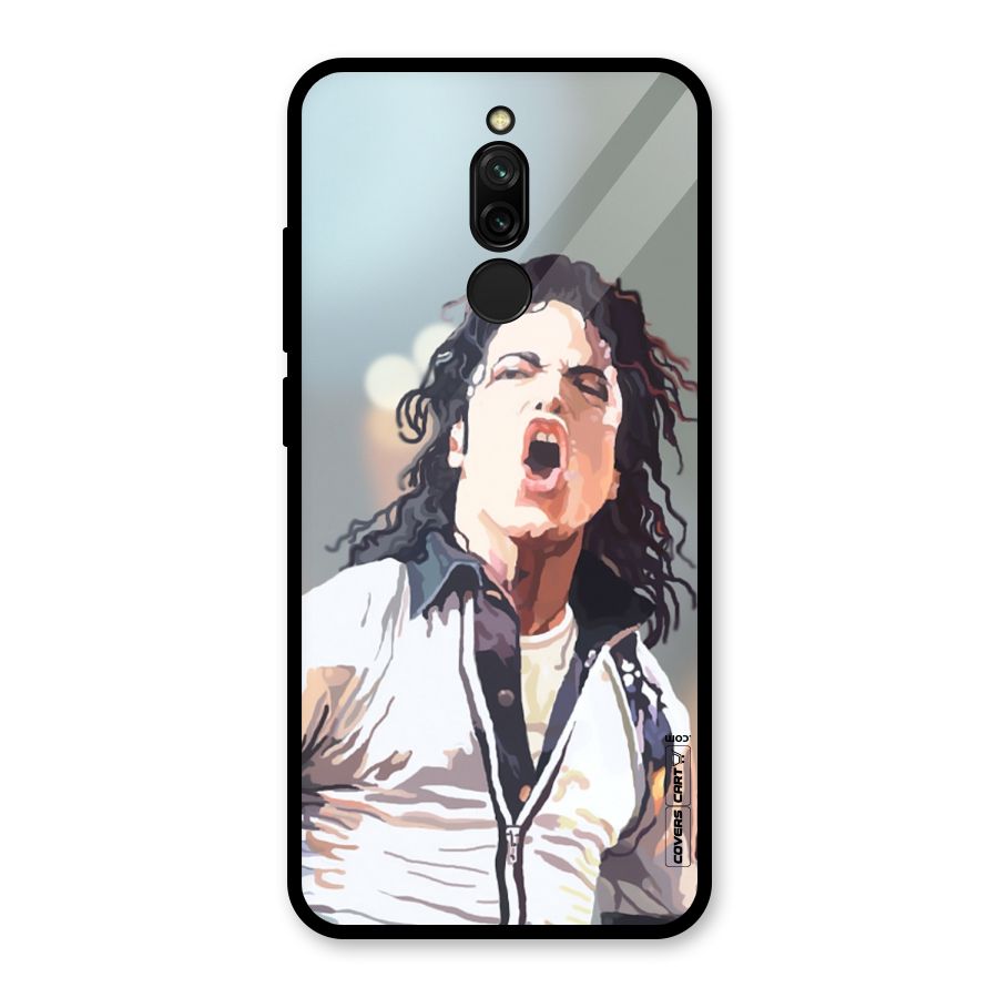The Legend Michael Jackson Glass Back Case for Redmi 8