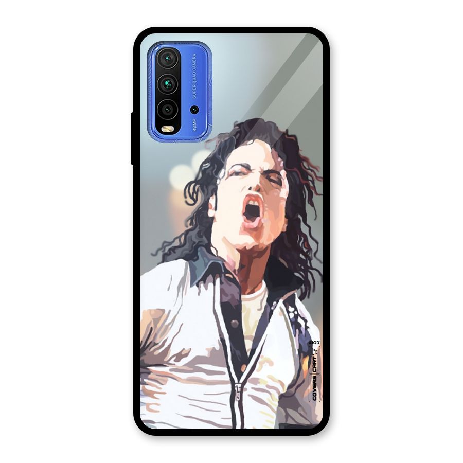 The Legend Michael Jackson Glass Back Case for Redmi 9 Power