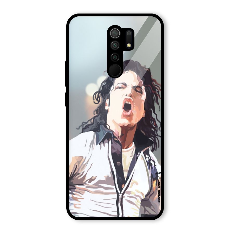 The Legend Michael Jackson Glass Back Case for Redmi 9 Prime