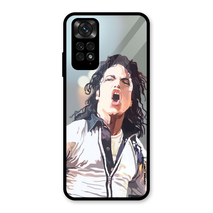 The Legend Michael Jackson Glass Back Case for Redmi Note 11