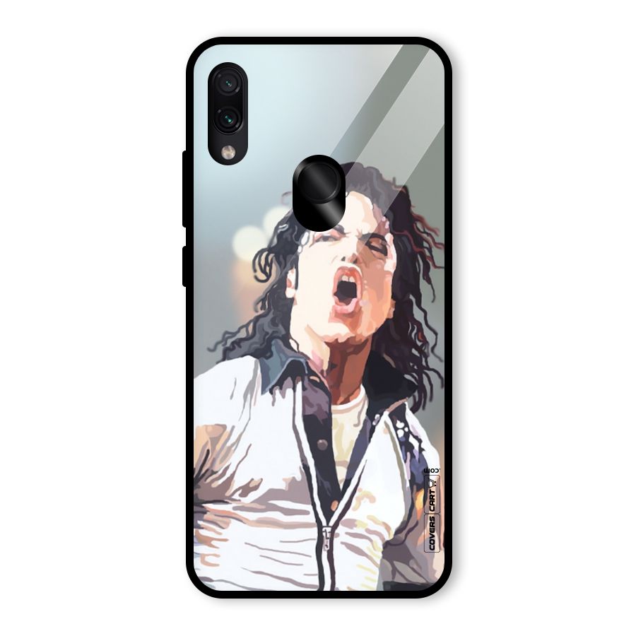 The Legend Michael Jackson Glass Back Case for Redmi Note 7