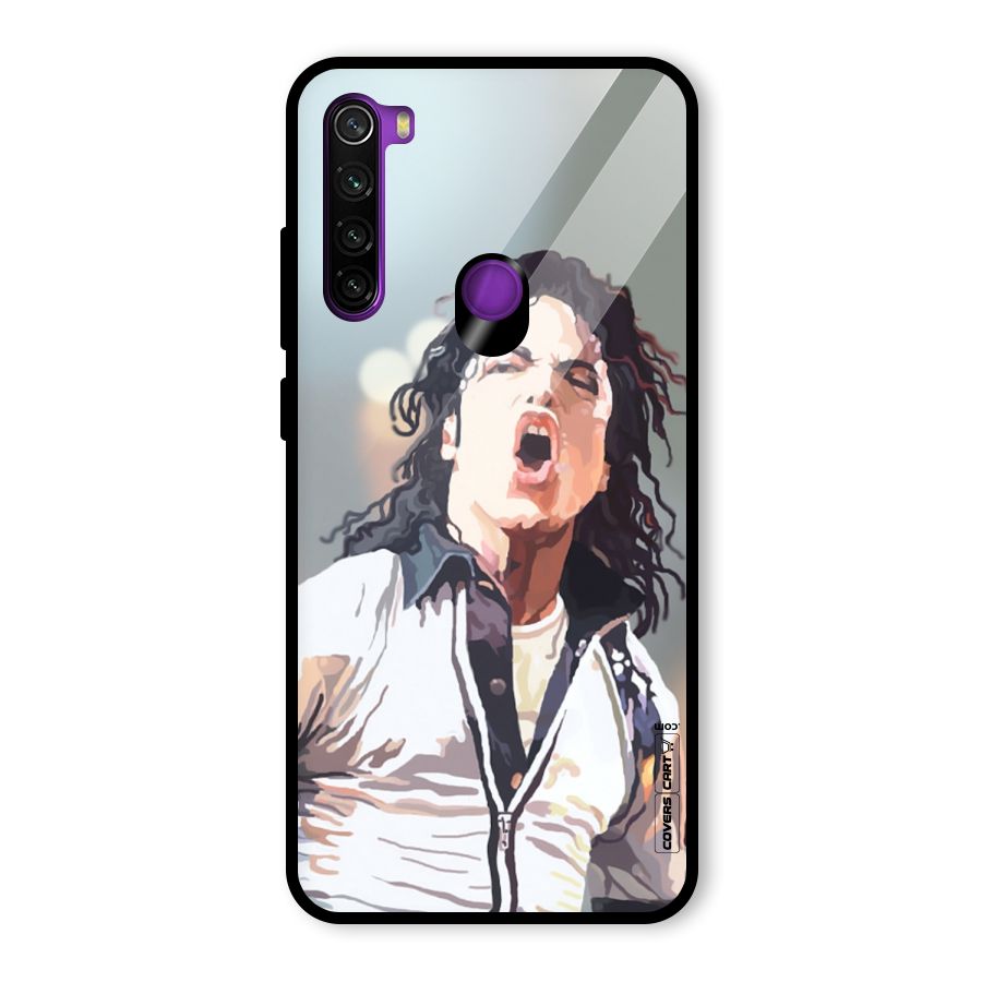 The Legend Michael Jackson Glass Back Case for Redmi Note 8