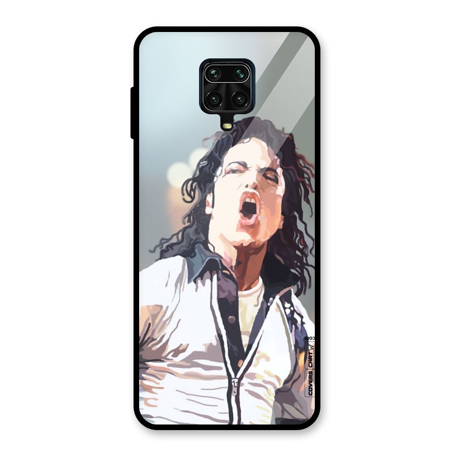 The Legend Michael Jackson Glass Back Case for Redmi Note 9 Pro