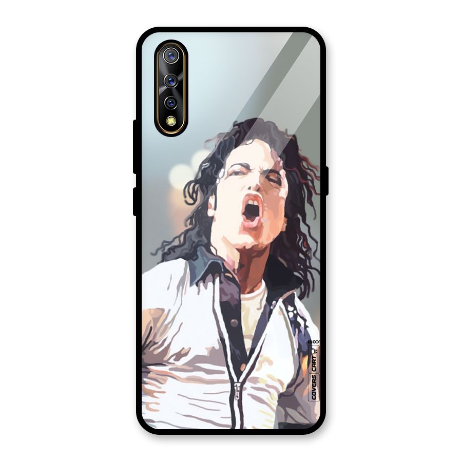 The Legend Michael Jackson Glass Back Case for Vivo S1