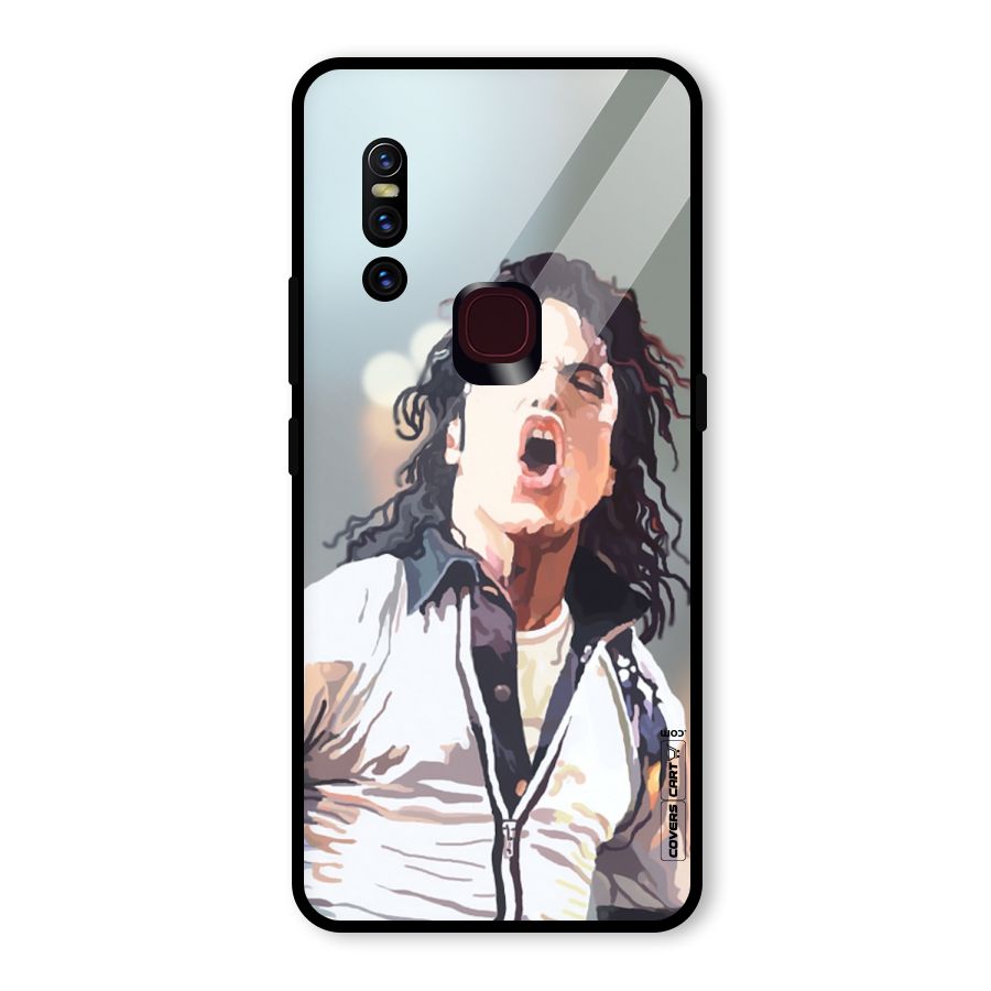 The Legend Michael Jackson Glass Back Case for Vivo V15