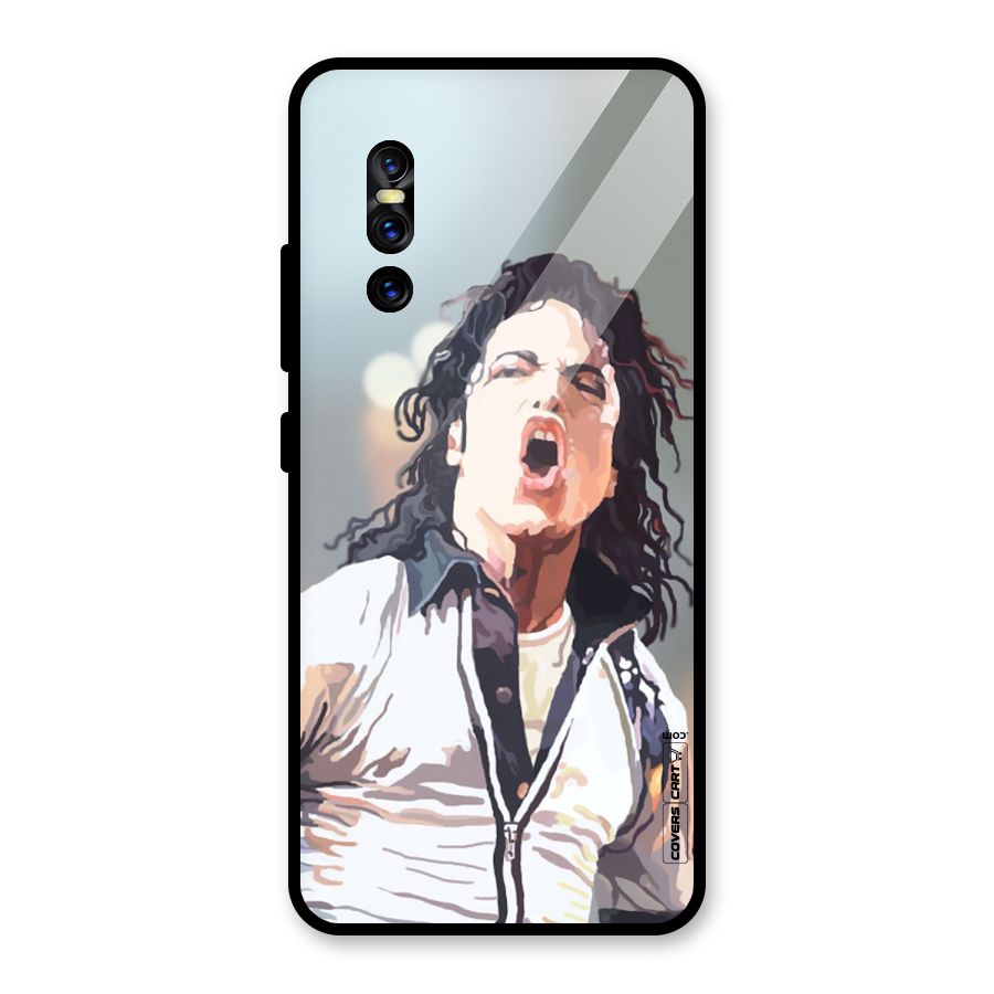 The Legend Michael Jackson Glass Back Case for Vivo V15 Pro