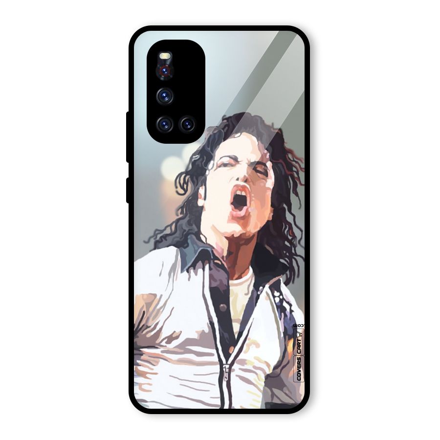 The Legend Michael Jackson Glass Back Case for Vivo V19