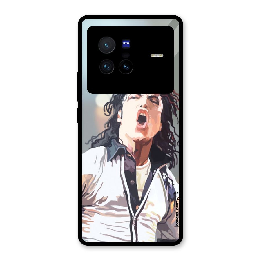 The Legend Michael Jackson Glass Back Case for Vivo X80
