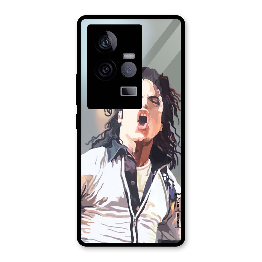 The Legend Michael Jackson Glass Back Case for Vivo iQOO 11 5G