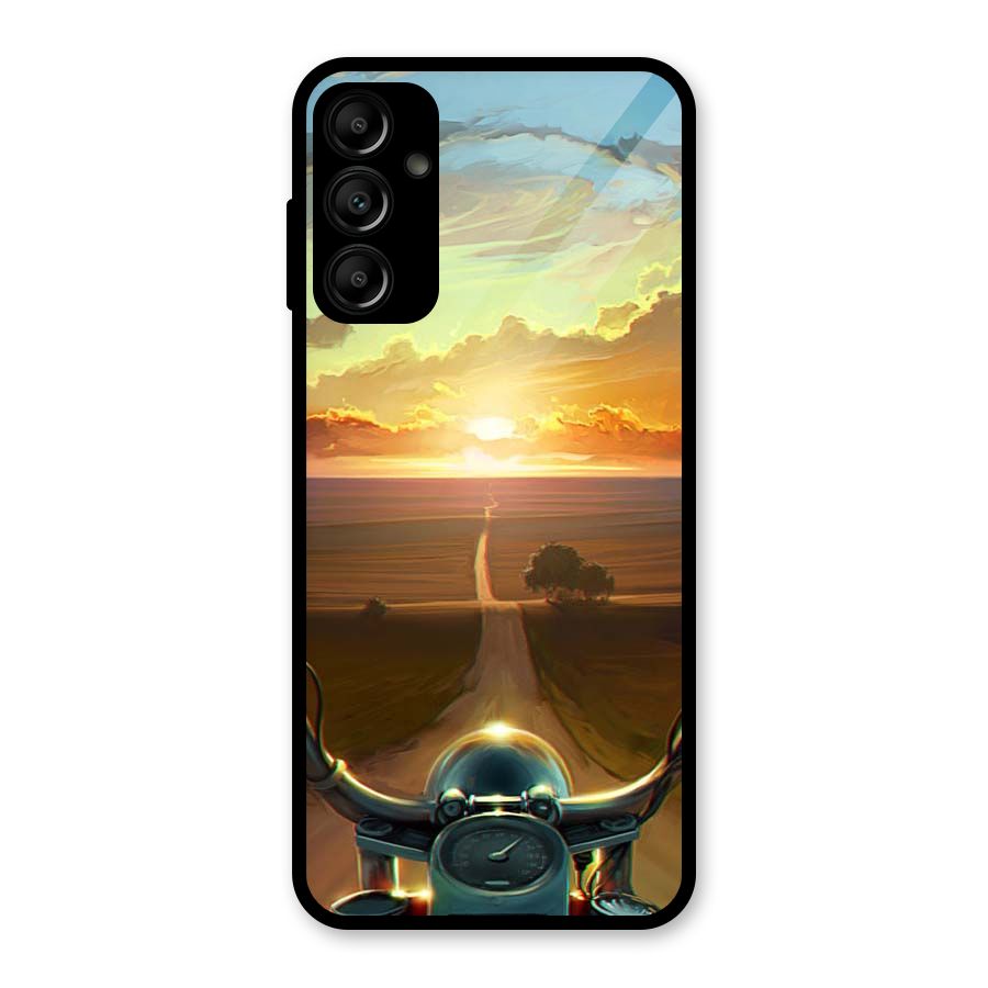 The Long Ride Glass Back Case for Galaxy A14 5G