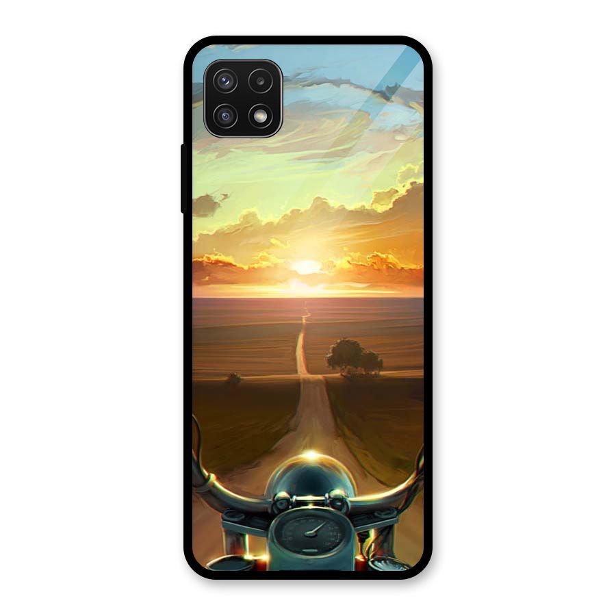 The Long Ride Glass Back Case for Galaxy A22 5G