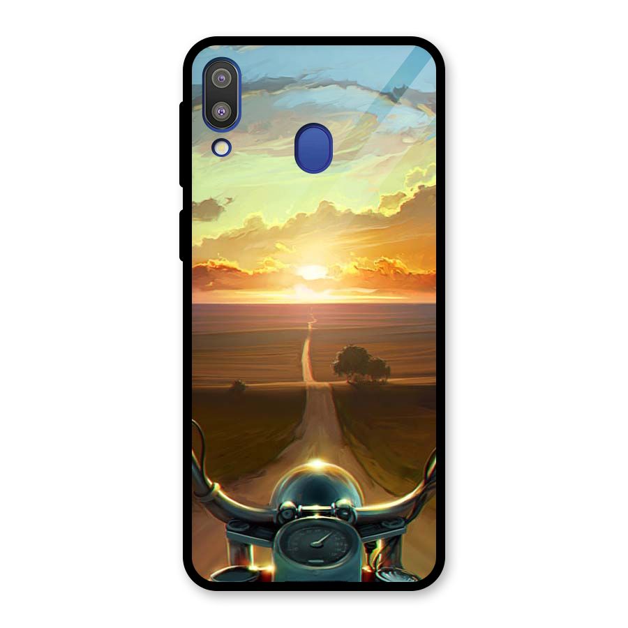 The Long Ride Glass Back Case for Galaxy M20