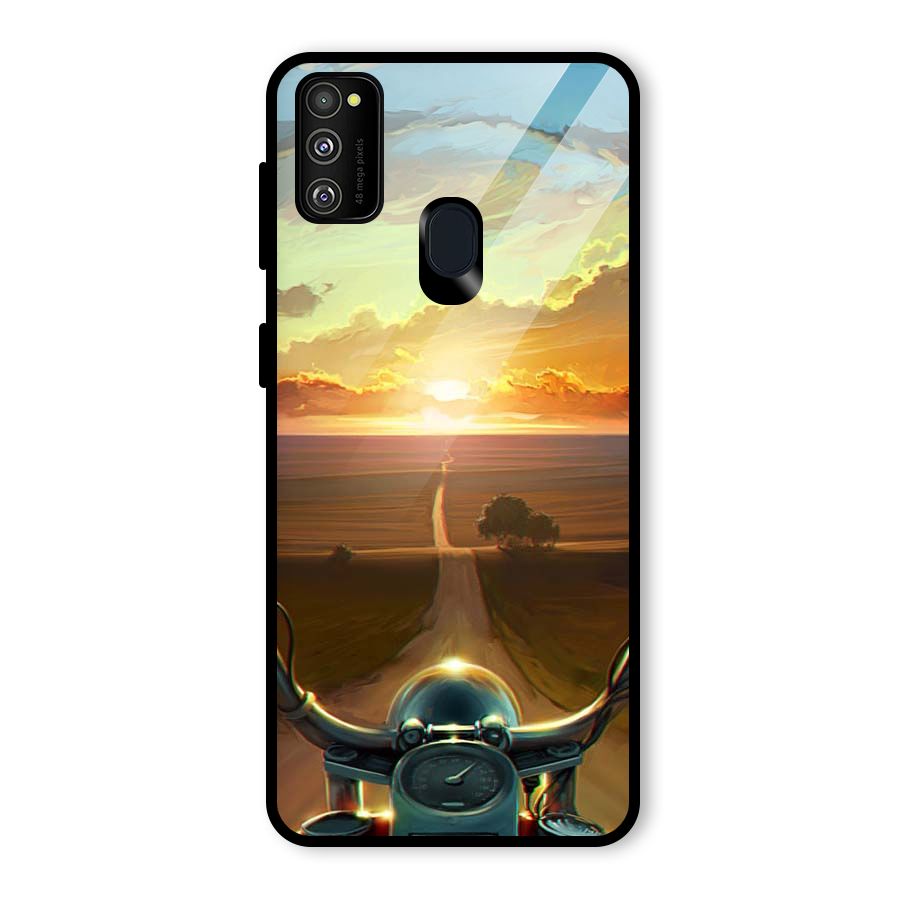 The Long Ride Glass Back Case for Galaxy M30s
