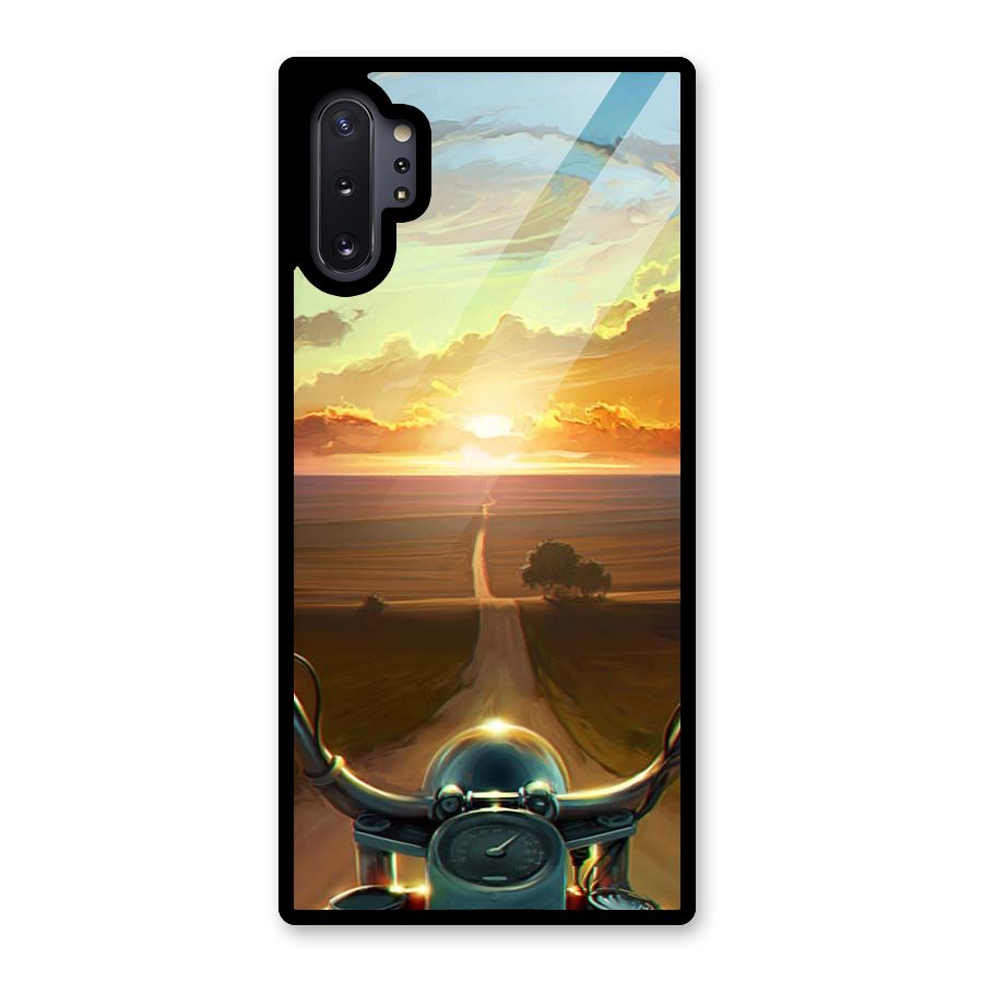The Long Ride Glass Back Case for Galaxy Note 10 Plus