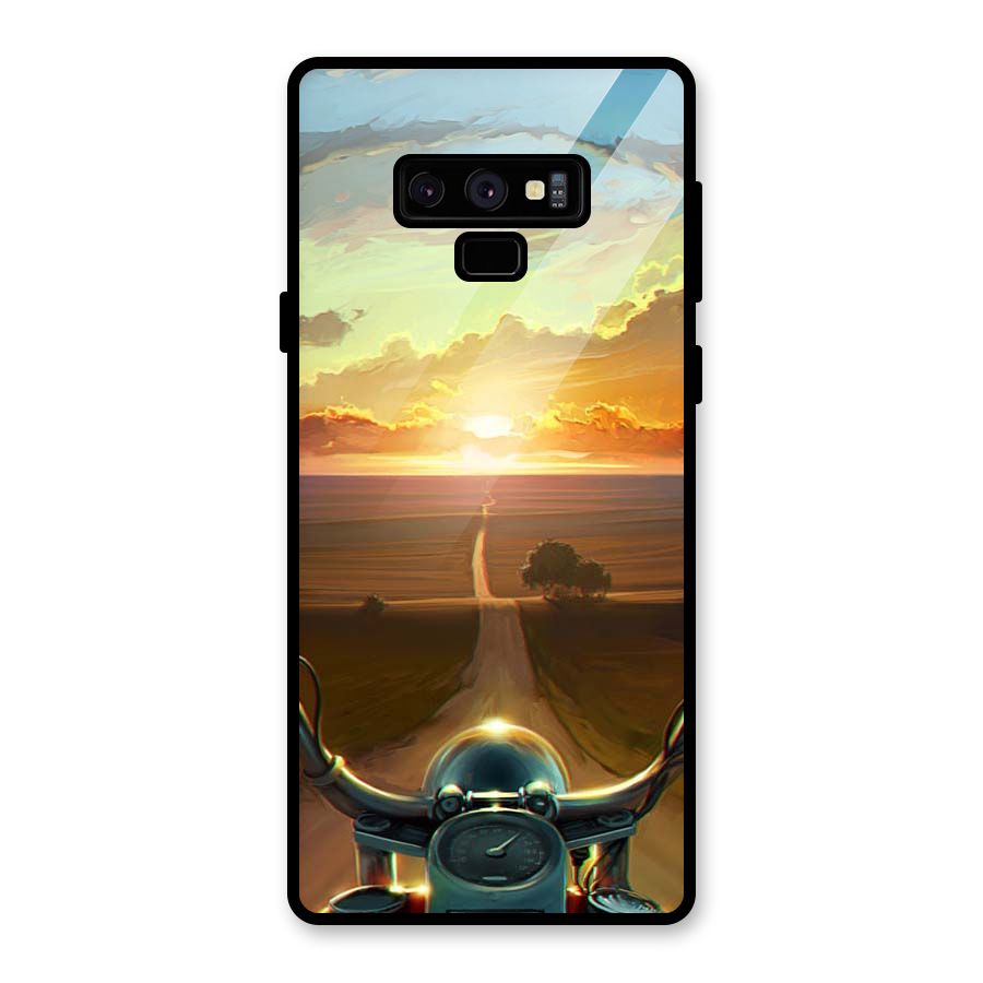 The Long Ride Glass Back Case for Galaxy Note 9