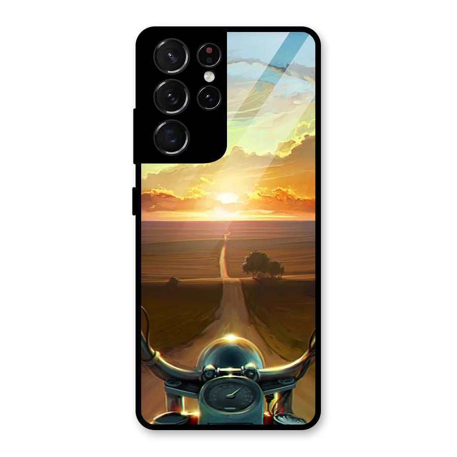The Long Ride Glass Back Case for Galaxy S21 Ultra 5G
